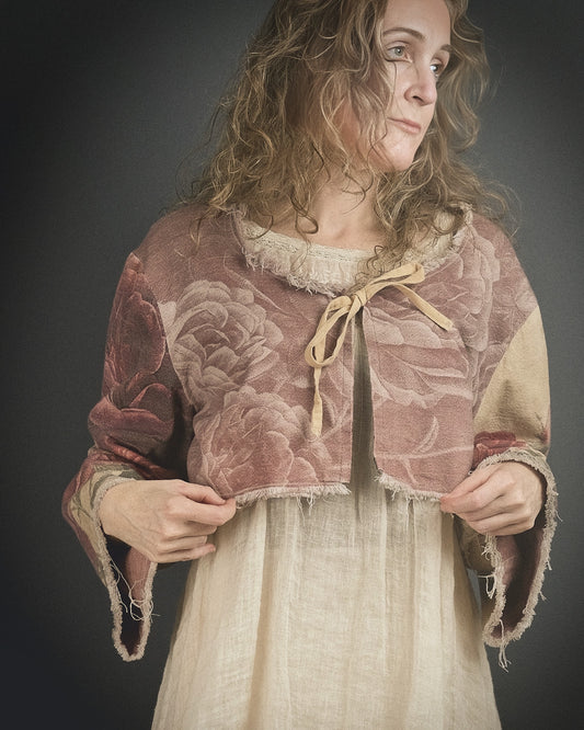 Bishop Rose - Reversible Jacket + Headband + Tote Bag set