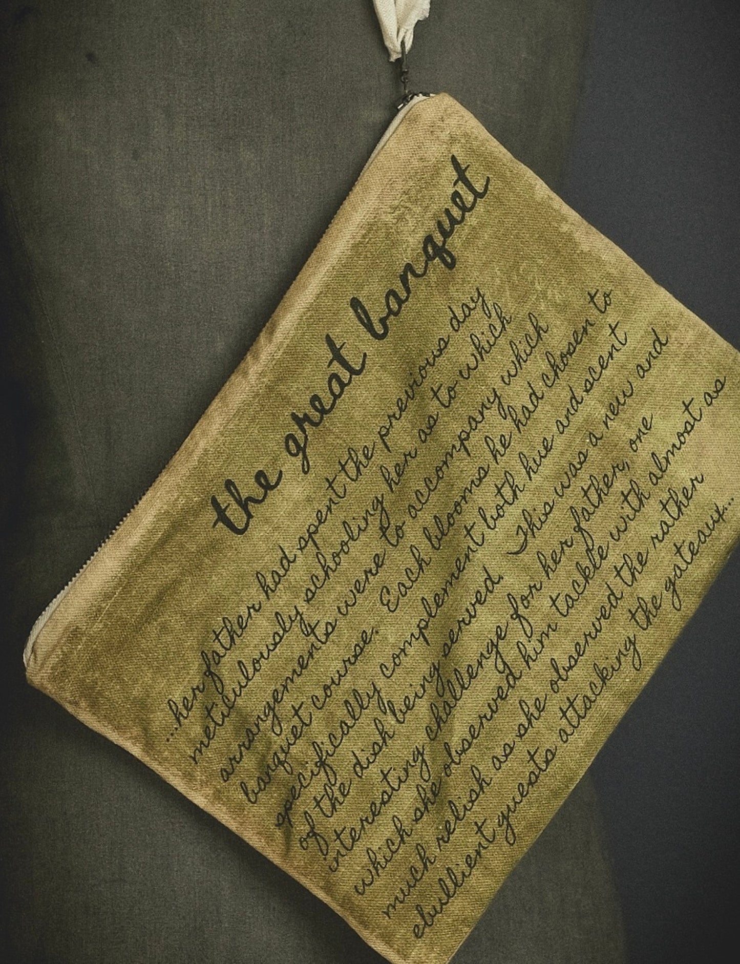 The Great Banquet - Fabric Clutch