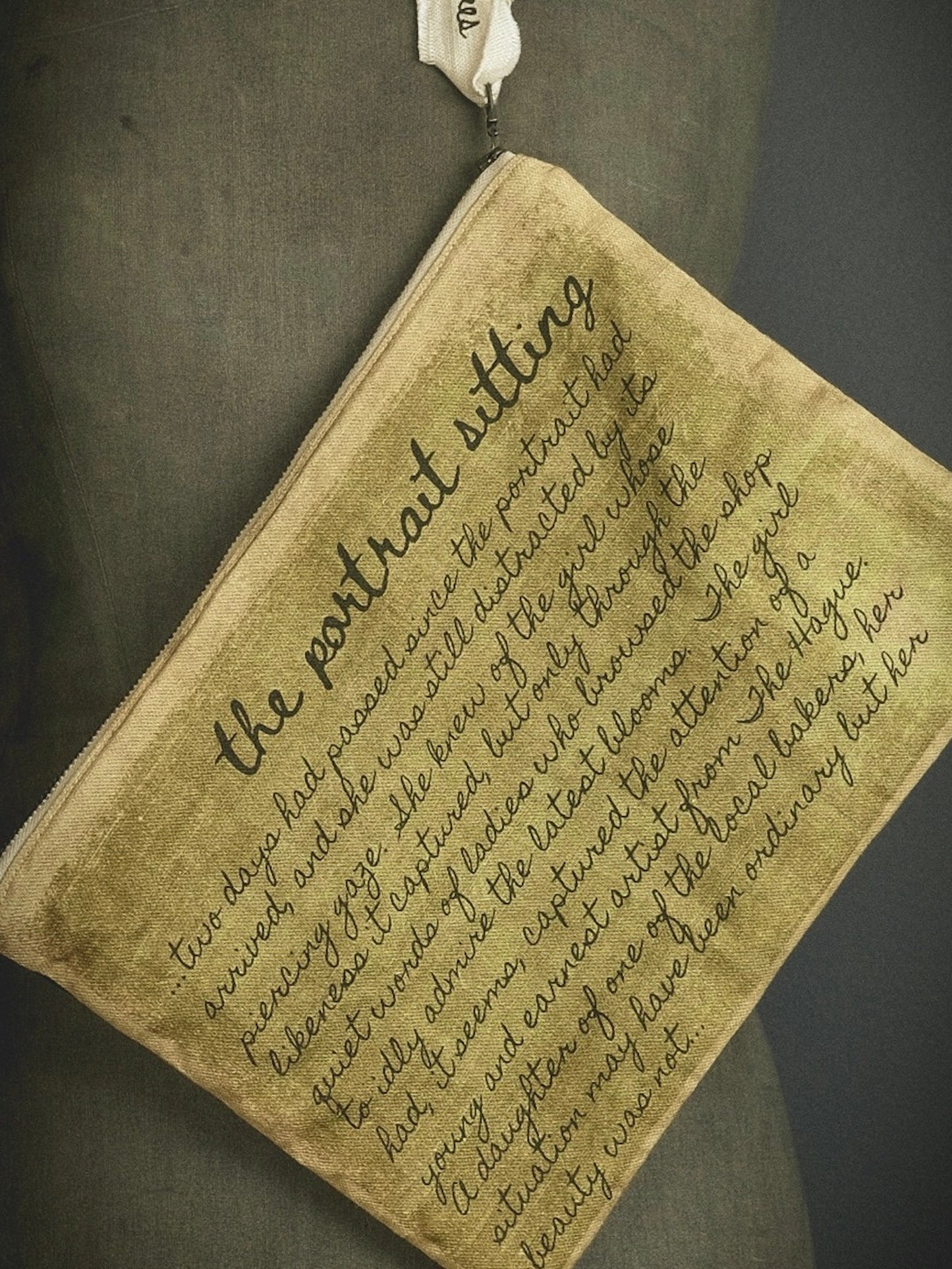 The Portrait Sitting - Fabric Clutch