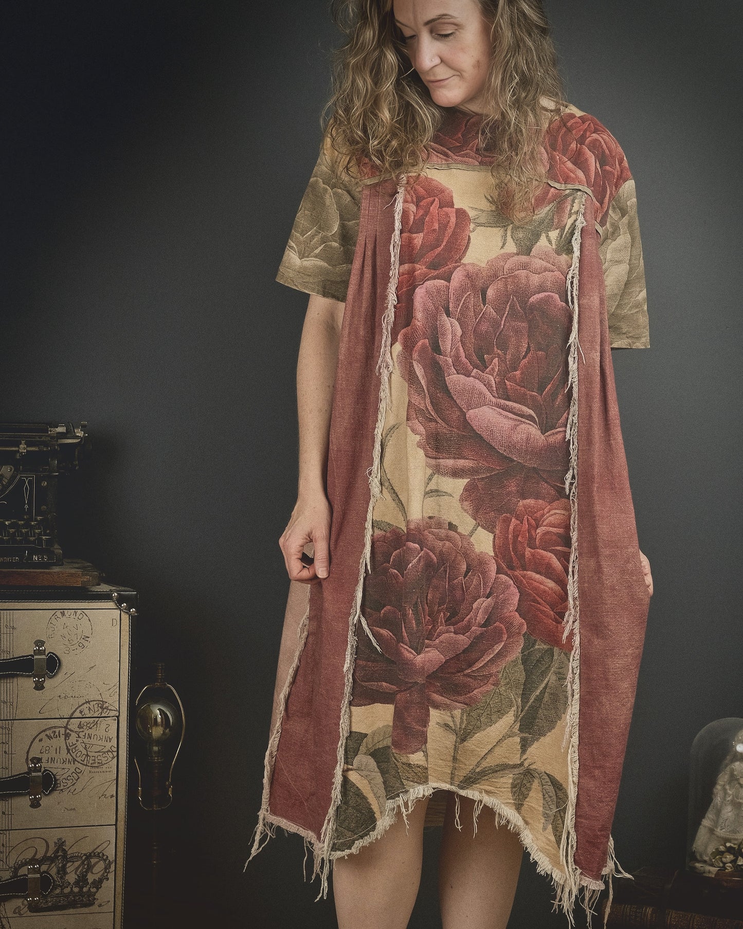 Bishop Rose - Dress + Headband + Clutch set