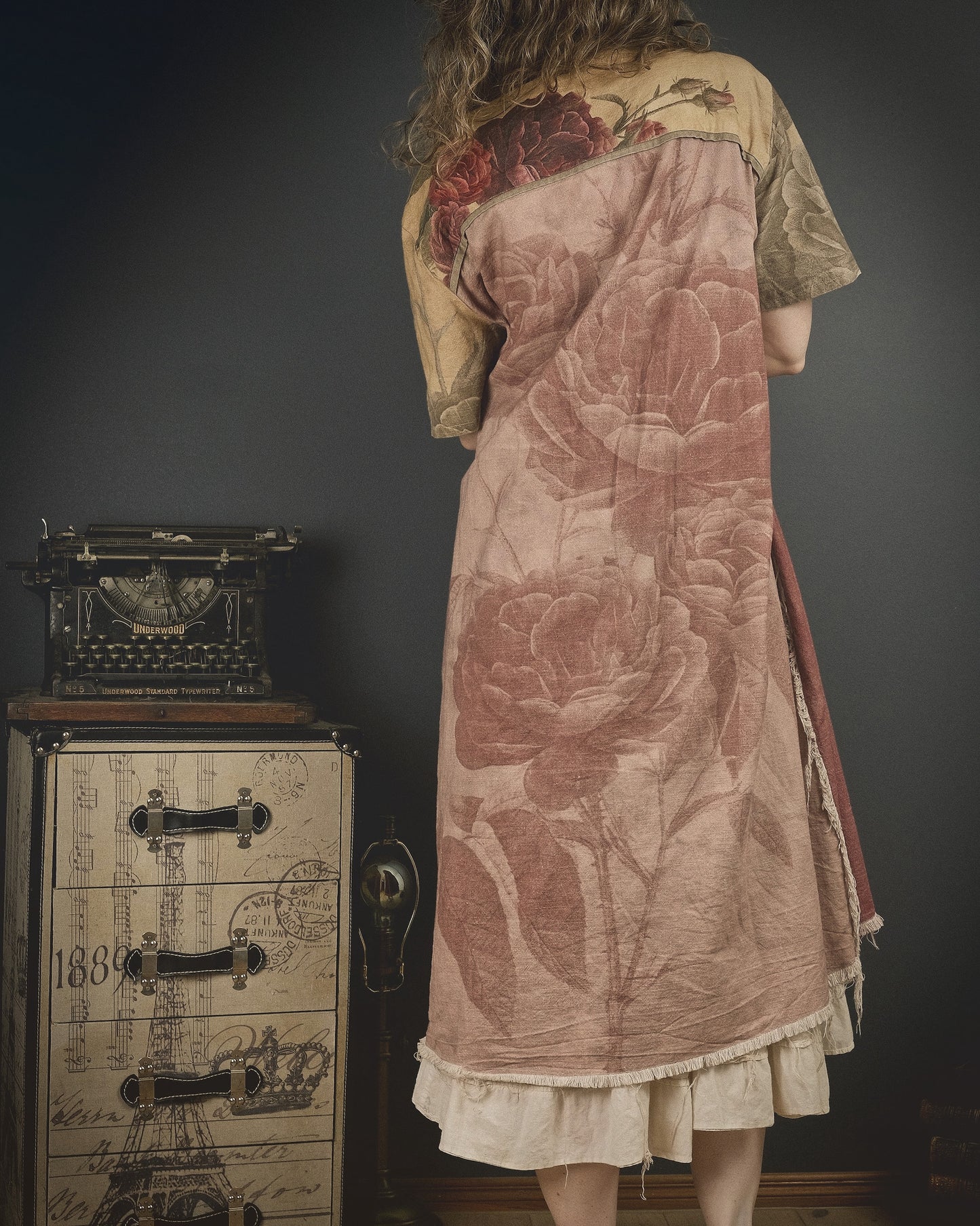 Bishop Rose - Dress + Headband + Clutch set