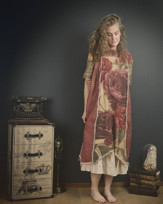 Bishop Rose - Dress + Headband + Clutch set