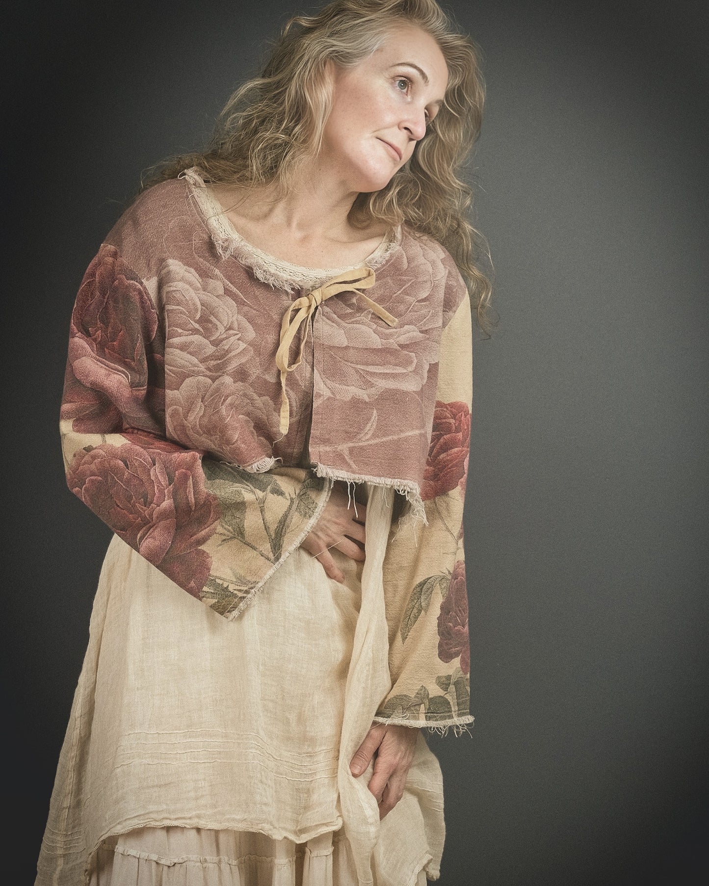 Bishop Rose - Reversible Jacket + Headband + Tote Bag set