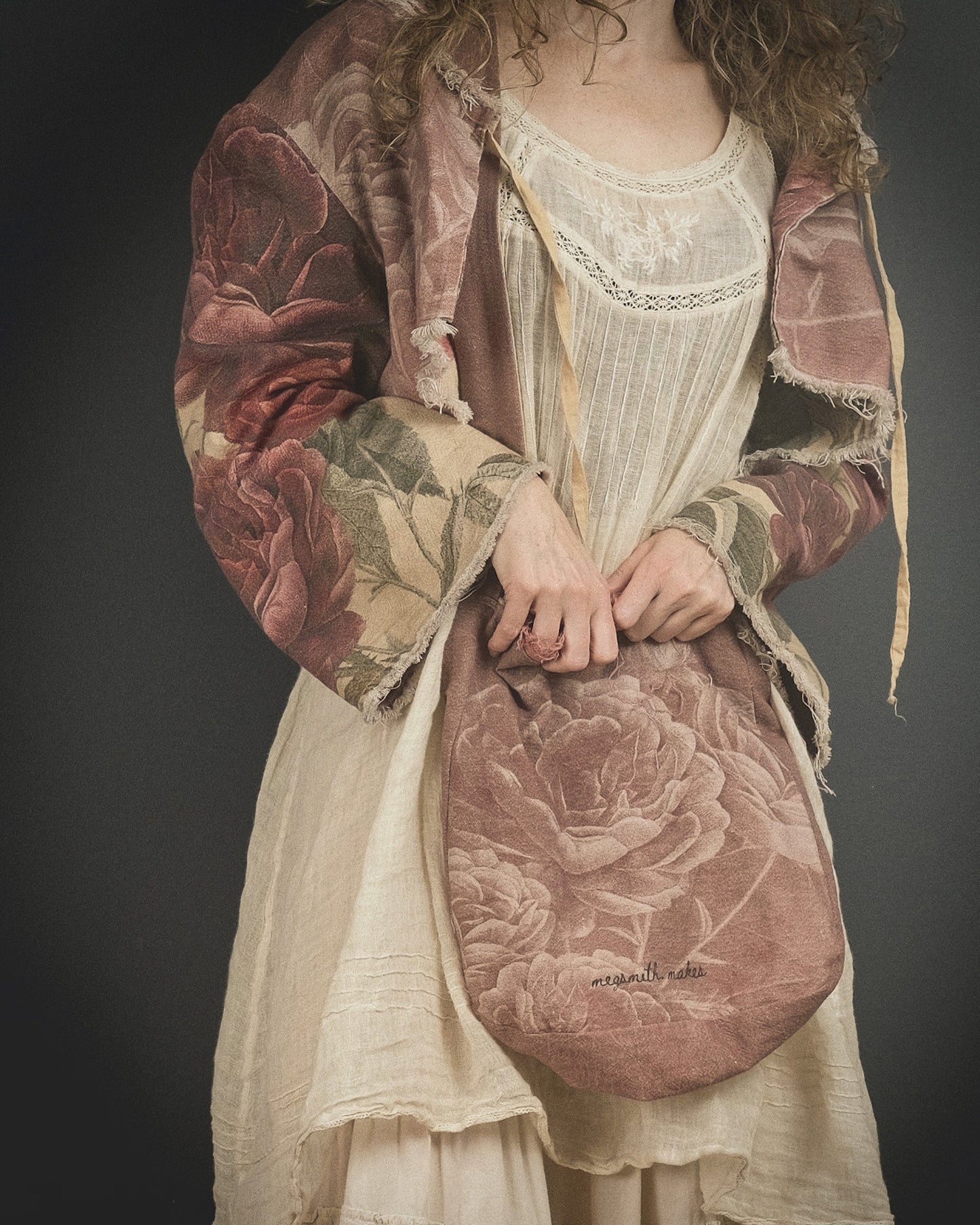 Bishop Rose - Reversible Jacket + Headband + Tote Bag set