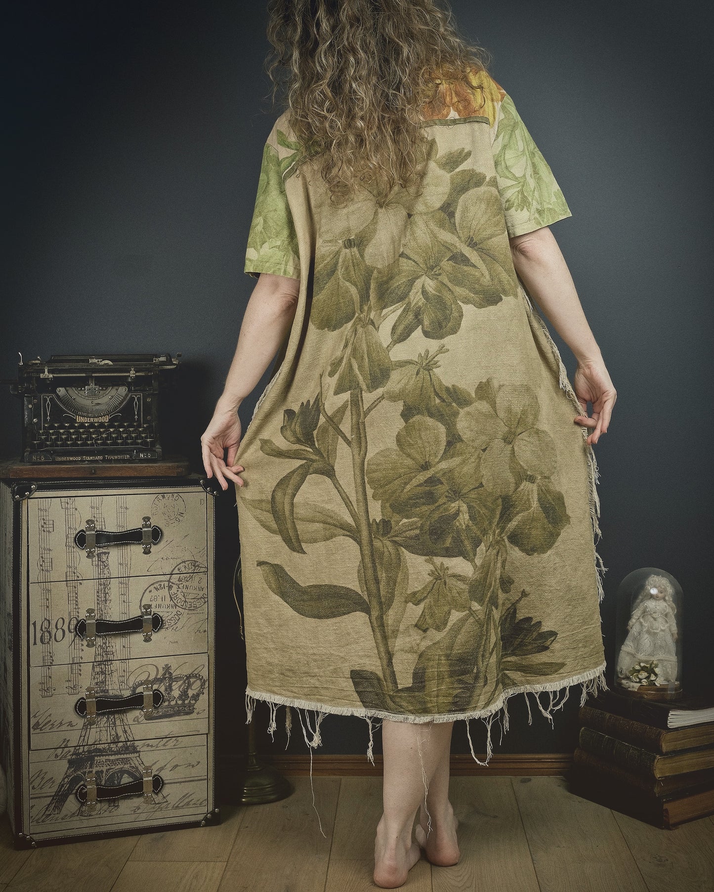 Common Wallflower - Dress + Headband + Clutch set