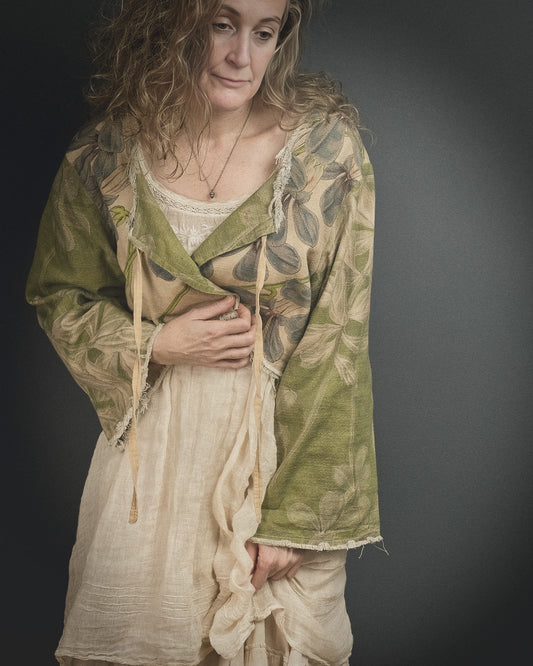 Wild Lobelia - Reversible Jacket + Headband + Tote Bag set