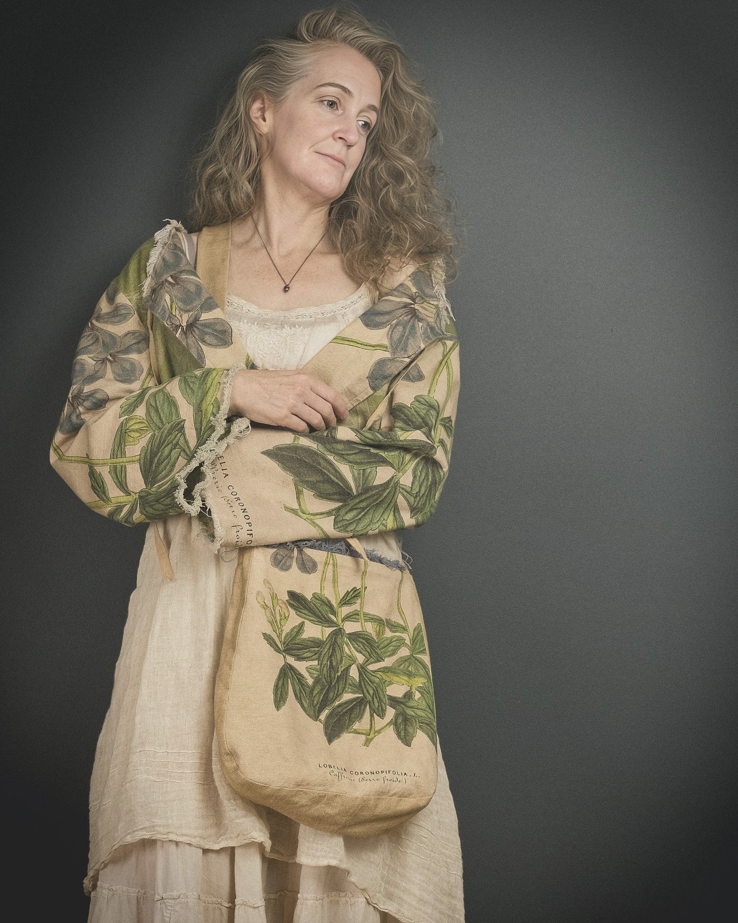 Wild Lobelia - Reversible Jacket + Headband + Tote Bag set