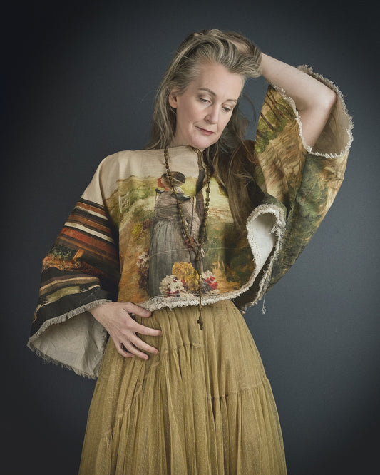 The Florist's Daughter - Low-waste Boxy Top