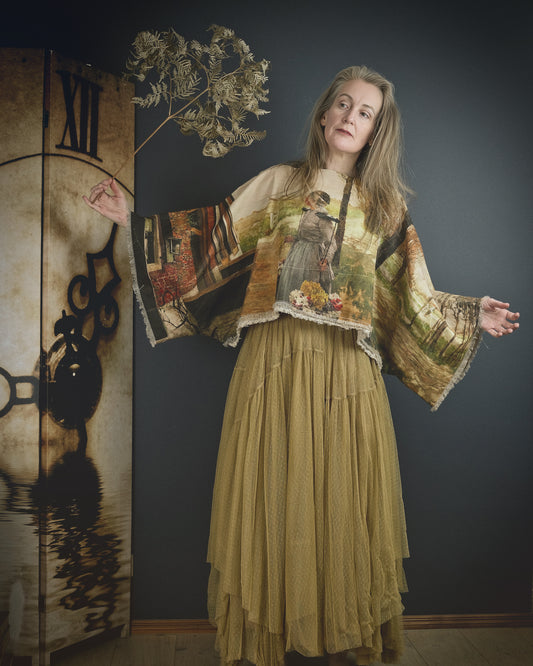 The Florist's Daughter - Low-waste Boxy Top