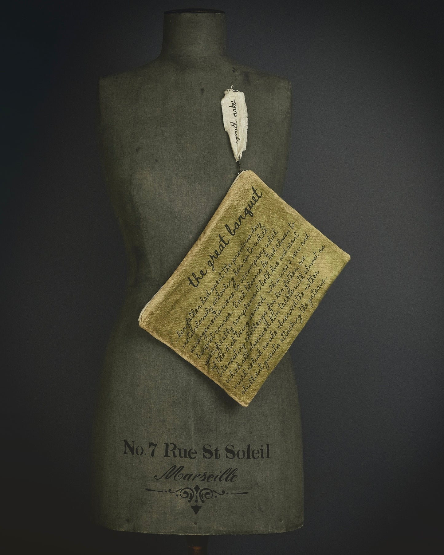 The Great Banquet - Fabric Clutch