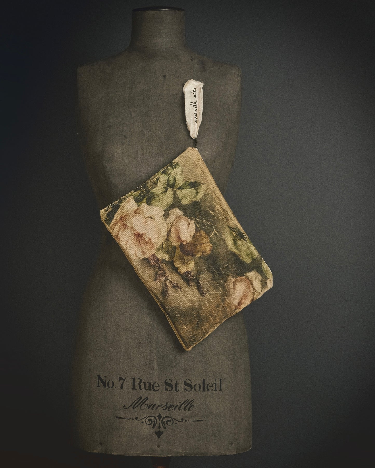 The Pink Peony - Fabric Clutch