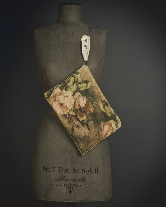 The Pink Peony - Fabric Clutch