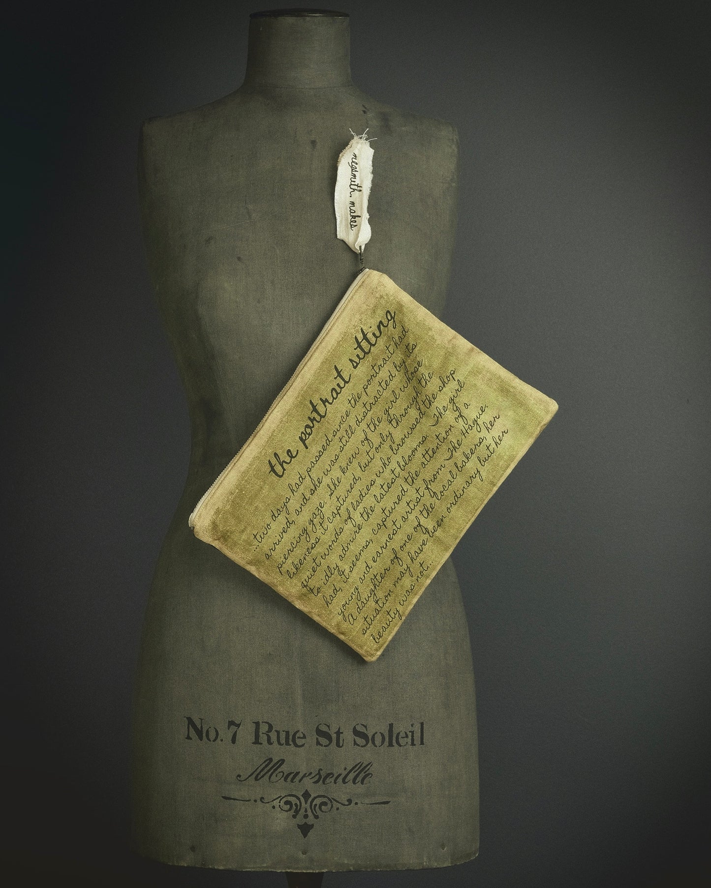 The Portrait Sitting - Fabric Clutch