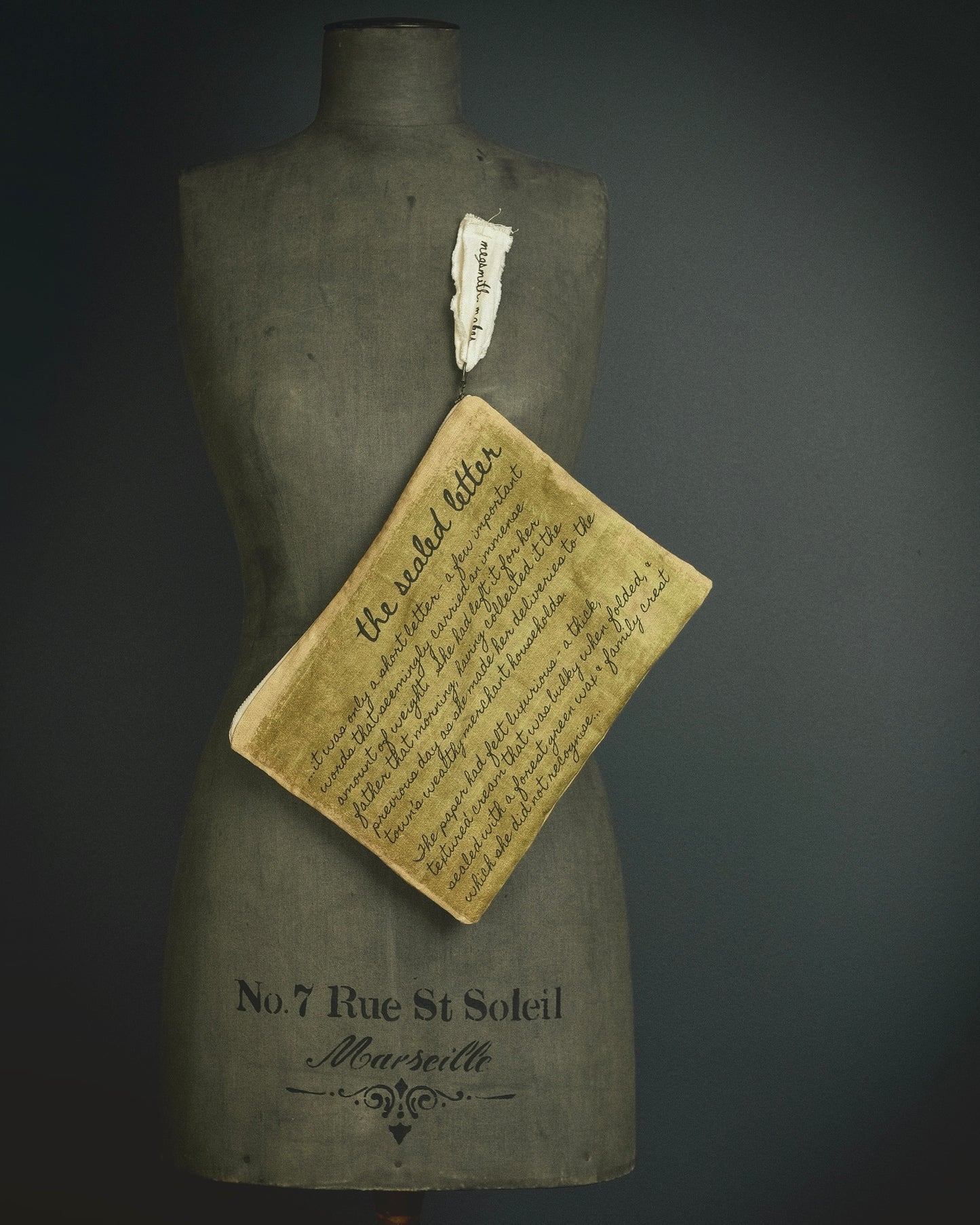 The Sealed Letter - Fabric Clutch