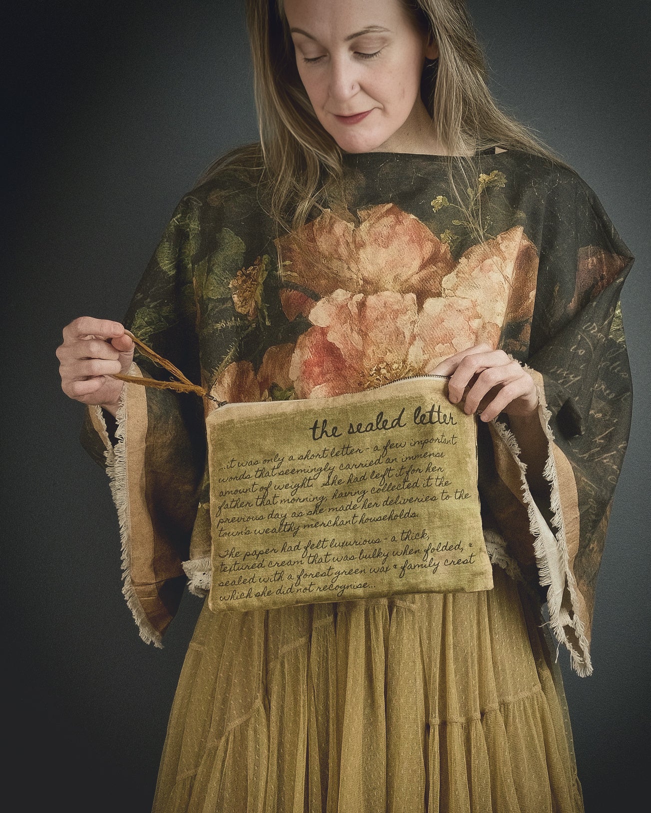 The Sealed Letter - Fabric Clutch