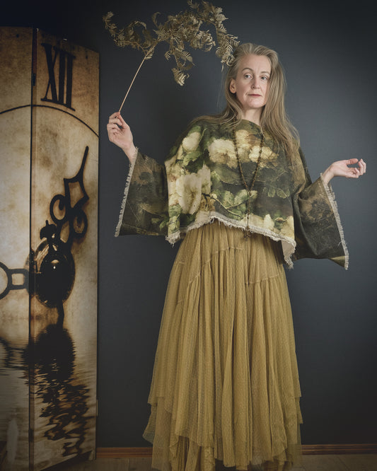 The White Wreath - Low-waste Boxy Top