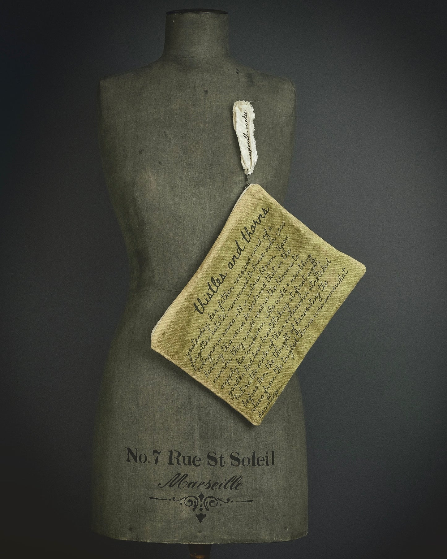 Thistles and Thorns - Fabric Clutch