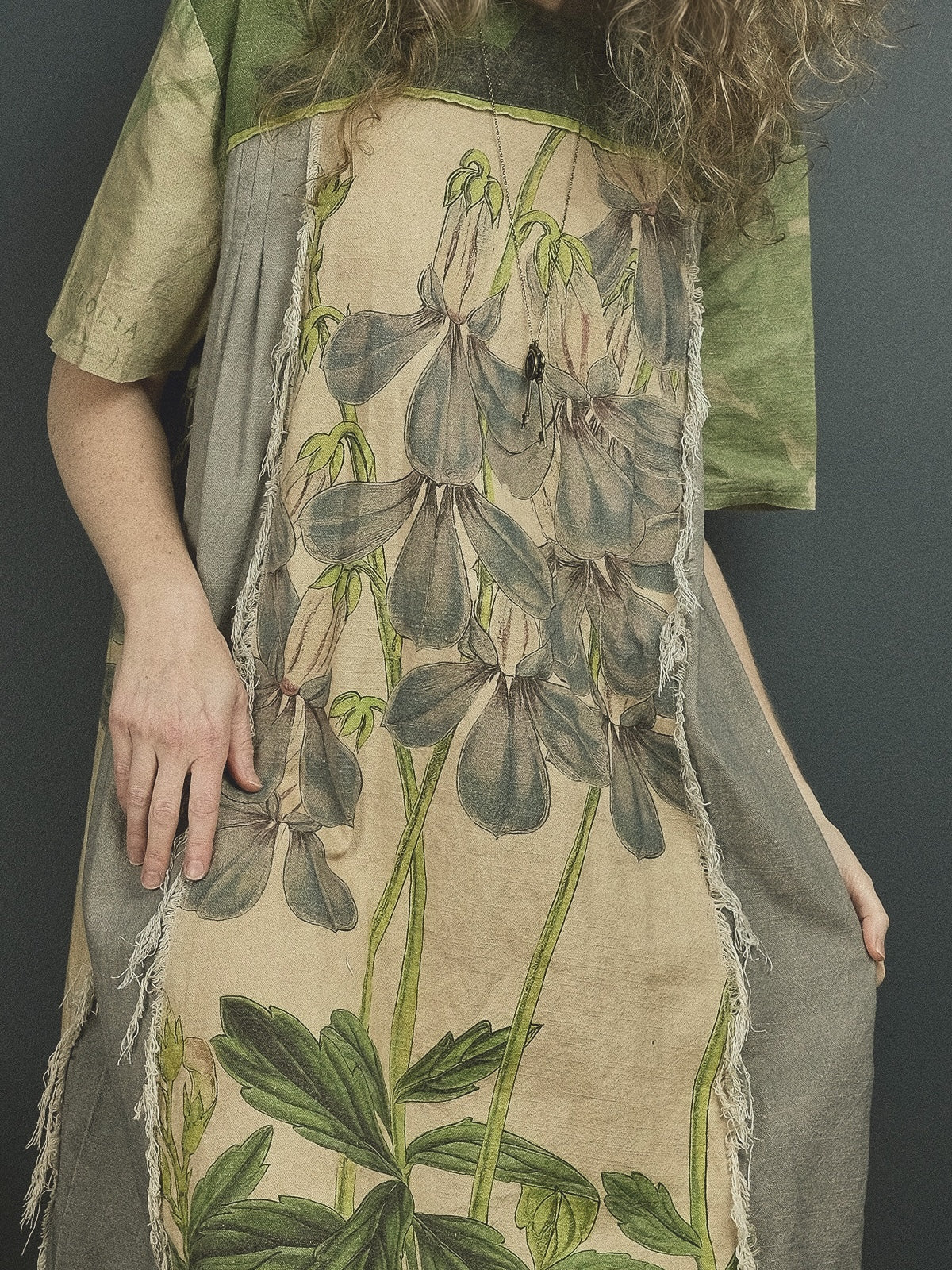 Wild Lobelia - Dress + Headband + Clutch set